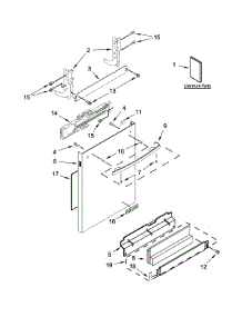 Door And Panel Parts parts for Jenn-Air Dishwasher JDB9000CWS2 from AppliancePartsPros.com