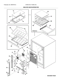 Shleves parts for Electrolux Wine & Beverage Cooler EI24BL10QS1 from AppliancePartsPros.com