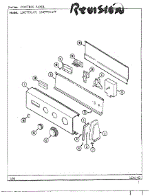 Control Panel parts for Maytag Dryer LNC7751A77 from AppliancePartsPros.com