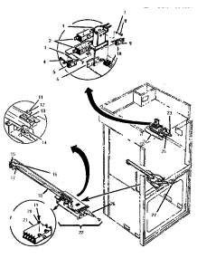 Latch Assemblies parts for Thermador Range/Microwave Combo CMT227 from AppliancePartsPros.com