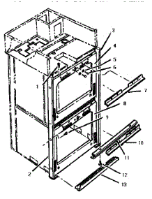 Front Trim parts for Thermador Range/Microwave Combo CMT227 from AppliancePartsPros.com
