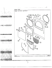 Door parts for Maytag Dryer LNC7759A77 from AppliancePartsPros.com