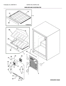 Shleves parts for Electrolux Wine & Beverage Cooler EI24WC10QS1 from AppliancePartsPros.com