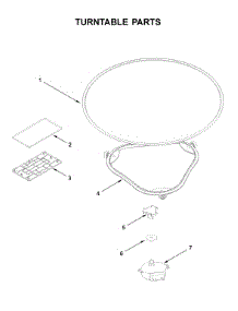 Turntable Parts parts for Kitchenaid Microwave/Hood Combo KMLS311HBS2 from AppliancePartsPros.com