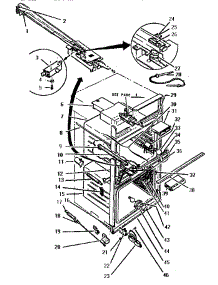 Body & Accessory Parts parts for Thermador Range/Microwave Combo CMT231EC from AppliancePartsPros.com