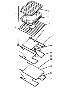 Rack, Elements & Pan parts for Thermador Range/Microwave Combo CMT231EC from AppliancePartsPros.com