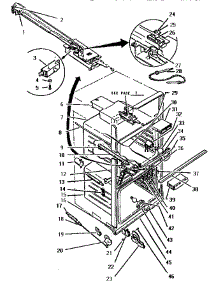 Body And Accessory Parts parts for Thermador Range/Microwave Combo CMT231S from AppliancePartsPros.com