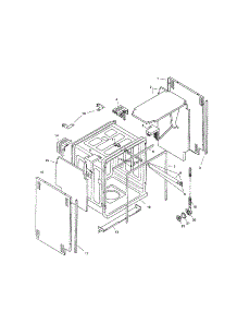 Tank Assembly parts for Bosch Dishwasher SHV6803UC/12 / FD 8105 from AppliancePartsPros.com