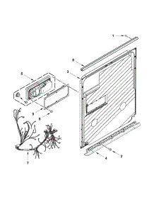 Inner Door Parts parts for Jenn-Air Dishwasher JDB8000AWC2 from AppliancePartsPros.com