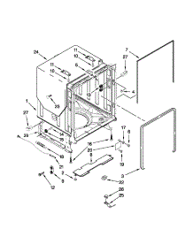 Tub And Frame Parts parts for Jenn-Air Dishwasher JDB8000AWC2 from AppliancePartsPros.com