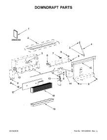 Downdraft Parts parts for Jenn-Air Downdraft Ventilation System JVD0303GS0 from AppliancePartsPros.com