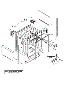 Tank Assy parts for Bosch Dishwasher SHU53E02UC/14 from AppliancePartsPros.com