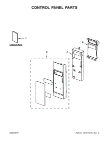 Control Panel Parts parts for Kitchenaid Microwave/Hood Combo YKHMS2040WS3 from AppliancePartsPros.com
