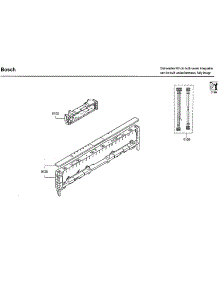 Control Panel parts for Bosch Dishwasher SHV9PT53UC/01 from AppliancePartsPros.com