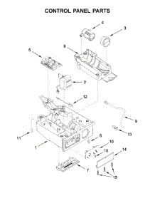 Control Panel Parts parts for Jenn-Air Freestanding Ice Maker JIM158XYRS2 from AppliancePartsPros.com