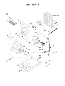 Unit Parts parts for Jenn-Air Freestanding Ice Maker JIM158XYRS2 from AppliancePartsPros.com