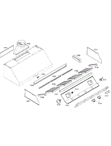 Range Hood parts for Thermador Range Hood PH54CS/01 from AppliancePartsPros.com