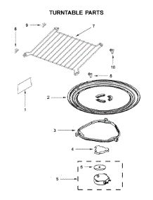 Turntable Parts parts for Jenn-Air Microwave/Hood Combo JMV8208CB6 from AppliancePartsPros.com