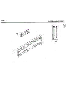 Control Panel parts for Bosch Dishwasher SHV9PT53UC/82 from AppliancePartsPros.com