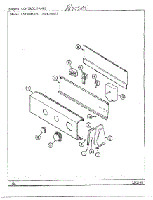 Control Panel parts for Maytag Dryer LNC-8745A71 from AppliancePartsPros.com