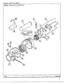 Motor / Drive parts for Maytag Dryer LNC-8745A71 from AppliancePartsPros.com
