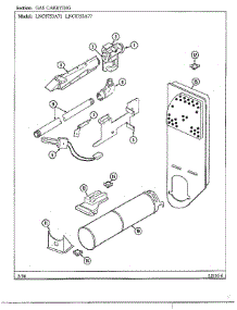 Gas Carrying parts for Maytag Dryer LNC-8753A71 from AppliancePartsPros.com