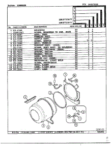 Tumbler parts for Maytag Dryer LNC-8753A71 from AppliancePartsPros.com
