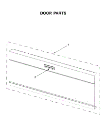 Door Parts parts for Kitchenaid Microwave/Hood Combo KMLS311HBL0 from AppliancePartsPros.com