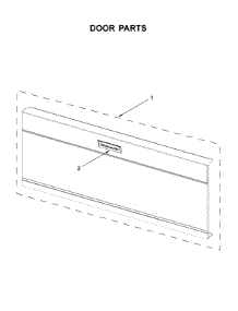 Door Parts parts for Kitchenaid Microwave/Hood Combo KMLS311HBL3 from AppliancePartsPros.com