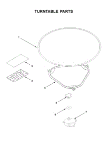 Turntable Parts parts for Kitchenaid Microwave/Hood Combo KMLS311HBL3 from AppliancePartsPros.com