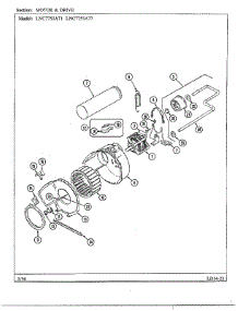 Motor And Drive parts for Maytag Dryer LNC7731A71 from AppliancePartsPros.com