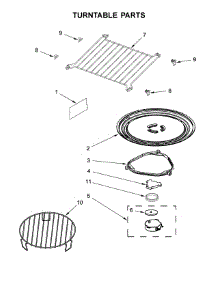 Turntable Parts parts for Jenn-Air Microwave/Hood Combo YJMV9196CS1 from AppliancePartsPros.com