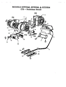  parts for Thermador Range Hood HTDI42 from AppliancePartsPros.com