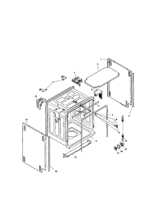 Tank Assembly parts for Bosch Dishwasher SHU5304UC/12 / FD 8003 from AppliancePartsPros.com