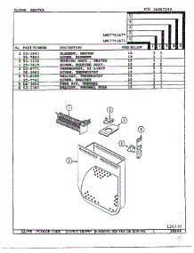 Heater parts for Maytag Dryer LNC7751A71 from AppliancePartsPros.com
