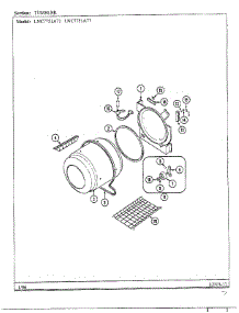 Tumbler parts for Maytag Dryer LNC7751A71 from AppliancePartsPros.com