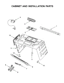 Cabinet And Installation Parts parts for Jenn-Air Microwave/Hood Combo JMV9196CS4 from AppliancePartsPros.com