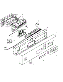 Fascia Panel parts for Bosch Dishwasher SHU5305UC/06 from AppliancePartsPros.com