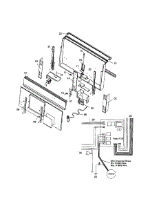 Buttons / Power Cord parts for Thermador Range Hood UCV36AS-01 from AppliancePartsPros.com
