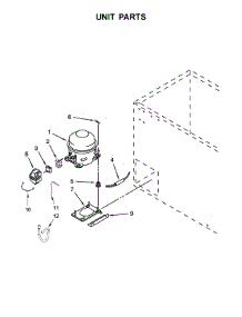 Unit Parts parts for Maytag Chest Freezer MZC3122FW01 from AppliancePartsPros.com