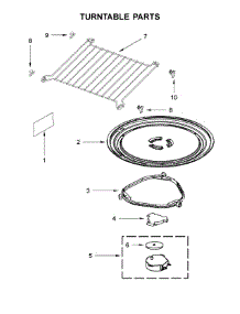 Turntable Parts parts for Jenn-Air Microwave/Hood Combo JMV8208CB4 from AppliancePartsPros.com