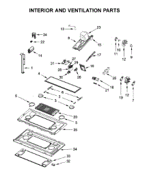 Interior And Ventilation Parts parts for Jenn-Air Microwave/Hood Combo JMV8208CB4 from AppliancePartsPros.com