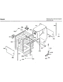 Frame parts for Bosch Dishwasher SHX46L15UC/35 from AppliancePartsPros.com
