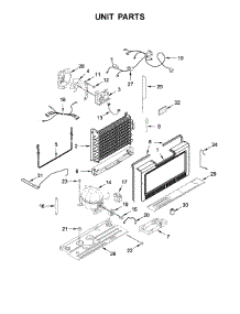 Unit Parts parts for Maytag Upright Freezer MZF34X20DW01 from AppliancePartsPros.com
