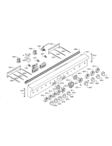 Bezel / Thermostat parts for Thermador Range PRD48JDSGU/05 from AppliancePartsPros.com
