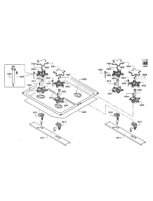 Burner Cap / Jet Holder parts for Thermador Range PRD48JDSGU/05 from AppliancePartsPros.com