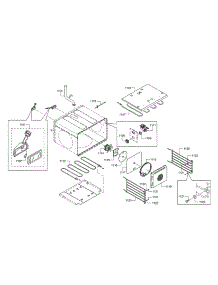 Motor / Bake Element parts for Thermador Range PRD48JDSGU/11 from AppliancePartsPros.com