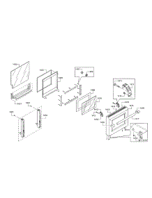 Door parts for Thermador Range PRD48JDSGU/11 from AppliancePartsPros.com