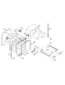 Tub parts for Bosch Dishwasher SHE43RF6UC/64 from AppliancePartsPros.com