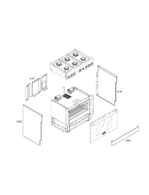 Main Assy parts for Thermador Range PRD366EHC/03 from AppliancePartsPros.com